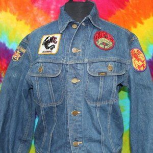 Vintage 70s Lee Rider PATD-153438 Sanforized Denim